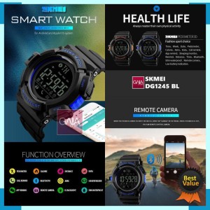 Skmei 1245 Jam Tangan Olahraga Smartwatch Bluetooth Tokopedia