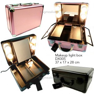 Jual Beauty Case Tempat Makeup Kotak Kosmetik 2356 Putih Limited Tokopedia