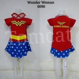 Baju Anak Kostum Perempuan Wonder Woman Tokopedia
