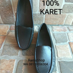Sepatu Karet Yumeida Hitam Tokopedia