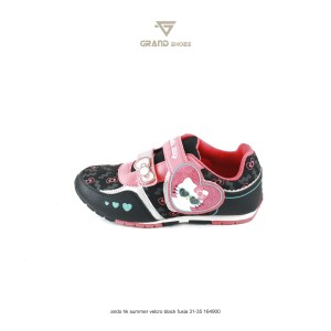 Sepatu Ando Hello Kitty Terbaru Sepatu Anak Perempuan Hitam Putih Tokopedia
