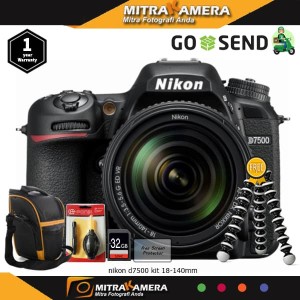 Nikon D7500 Kit 18 140mm Paket Tokopedia