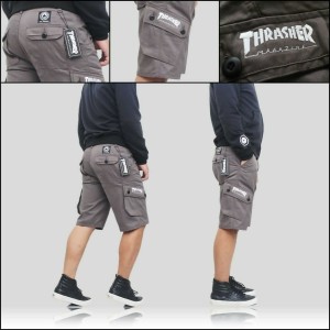 Celana Cargo Pendek Pria Thrasher Stussy Dickies Distro Harga Promo Tokopedia