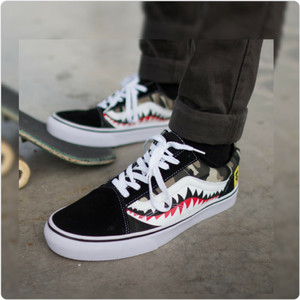 Sepatu Vans Bape Army Tokopedia