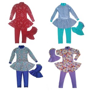 Baju Renang Muslimah Anak Sd Motif Cantik Tokopedia