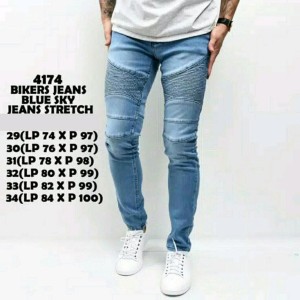 Celana Jeans Skinny Biker Pis Tokopedia