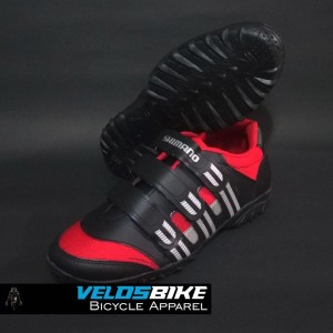 Sepatu Sepeda Non Cleat Bukan Shimano Sidi Tiebao Merah Velosbike Tokopedia