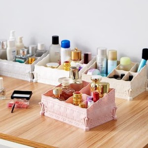 Desktop Storage Rak Kosmetik Makeup Tempat Perlengkapan Make Up Tokopedia