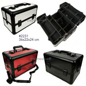Beauty Case Tempat Makeup Kotak Kosmetik Eveline 002 Putih Tokopedia