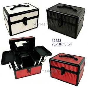 Beauty Case Tempat Makeup Kotak Kosmetik Eveline 002 Putih Tokopedia