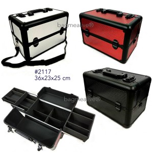 Jual Beauty Case Tempat Makeup Kotak Kosmetik 2356 Putih Limited Tokopedia