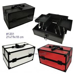 Beauty Case Tempat Makeup Kotak Kosmetik Eveline 002 Putih Tokopedia