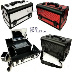 Beauty Case Tempat Makeup Kotak Kosmetik Kaca Lampu 06 Tokopedia