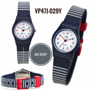 Jam Tangan Wanita Anak Anak Original Q Q Qq Vp46j Hitam Merah Tokopedia