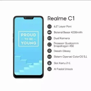 Realme C1 Ram 2 16gb Garansi Resmi Tokopedia