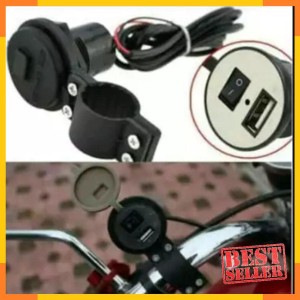 Usb Charger Motor Waterproof Cas Hp Di Motor Tokopedia