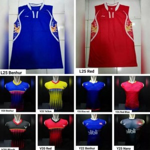 Baju Badminton New Lining Kaos Olahraga Bulutangkis Tokopedia