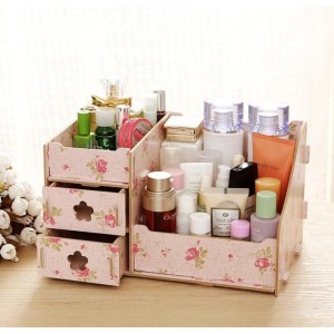 Rak Kosmetik Tempat Make Up Cermin Rias Almari Meja Kotak Tokopedia