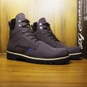 Sepatu Boots Pria Kickers Safety Hitam Tokopedia