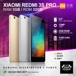 Xiaomi Redmi 3s Pro 3gb 32gb Tokopedia