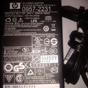 Adaptor Printer Hp Abu Abu Tokopedia