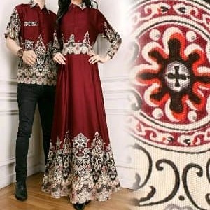 Baju Muslim Batik Couple Vina Tokopedia
