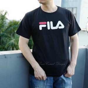 Baju Kaos Fila Hitam Tokopedia