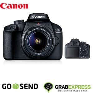 Canon Eos 3000d Kit 18 55mm Iii Kamera Dslr Black Garansi Resmi Tokopedia