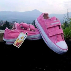 Sepatu Anak Converse Perempuan Putih Pink Tokopedia