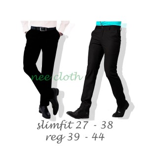 Celana Panjang Slimfit Kerja Kantor Formal Slim Fit Pria Tokopedia