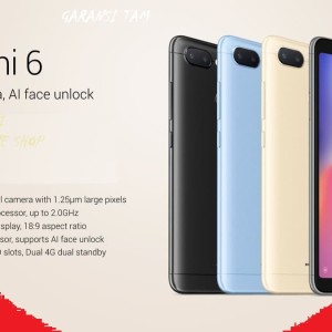 Xiaomi Redmi 6 Ram 3gb Internal 32gb Distributor Global Version Tokopedia