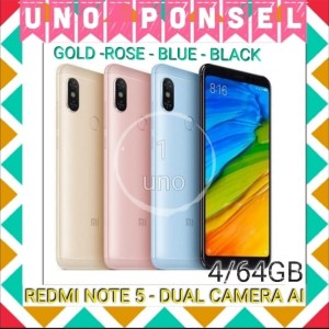 Xiaomi Redmi Note 5 4gb Ram 64gb Rom Garansi Resmi Tam Indonesia Tokopedia