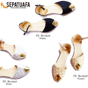 Sepatu Flat Wanita Brukat Tokopedia