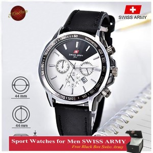 Jam Tangan Pria Sport Swiss Army Original Sport Elegan Terlaris Tokopedia