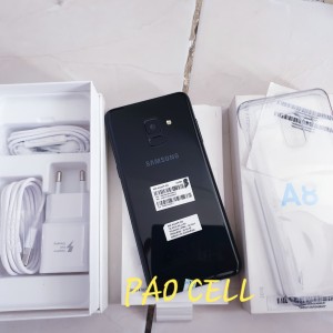 Samsung A8 2018 Black Sein Tokopedia