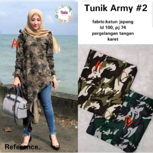 Baju Tunik Army Tokopedia