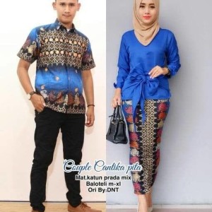 Baju Couple Batik Cantika Tokopedia