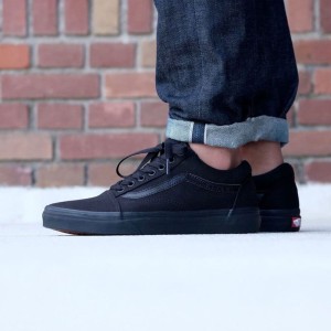 Vans Old Skool All Black Dt Original Tokopedia