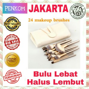 Pouch Makeup Brush Set Kuas Kosmetik 7 Pcs Tokopedia