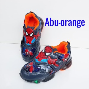 Sepatu Anak Laki Laki Spiderman Webheads Hitam Merah Tokopedia