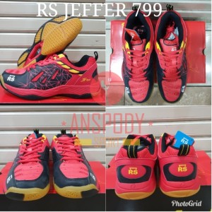 Rs Jeffer 799 Sepatu Badminton Bulutangkis Rs Tokopedia