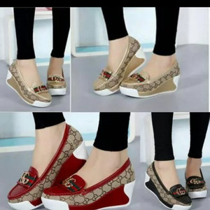 Sepatu Wedges Wanita Murah Ll77 Tokopedia
