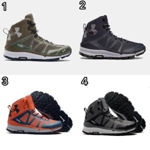Under Armour Ua Verge Mid Gtx Hiking Boots Olive Tokopedia