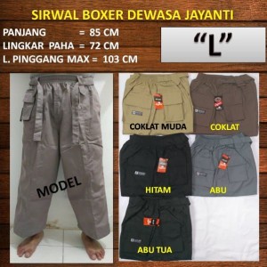 Celana Sirwal Boxer Jayanti Tokopedia