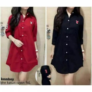 Kemeja Wanita Kemboy Katun Baju Atasan Wanita Baju Hem Kemeja Tokopedia