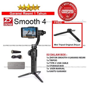 Zhiyun Smooth 4 Smartphone Gimbal Harga Murah Tokopedia