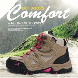 Sepatu Gunung Wanita Sepatu Hiking Wanita Snta Outdoor 605 Brown Gratis Tali Tokopedia