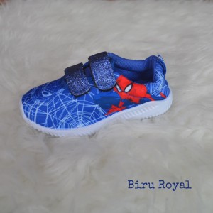 Sepatu Anak Laki Laki Spiderman Webheads Hitam Merah Tokopedia