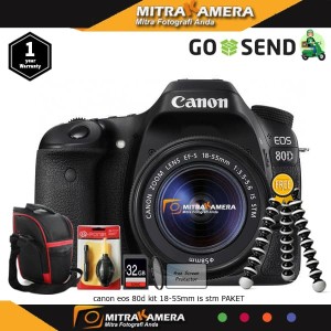 Canon Eos 80d Kit 18 55mm Tokopedia