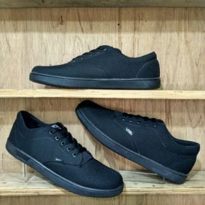 Sepatu Vans Hitam Polos Tokopedia